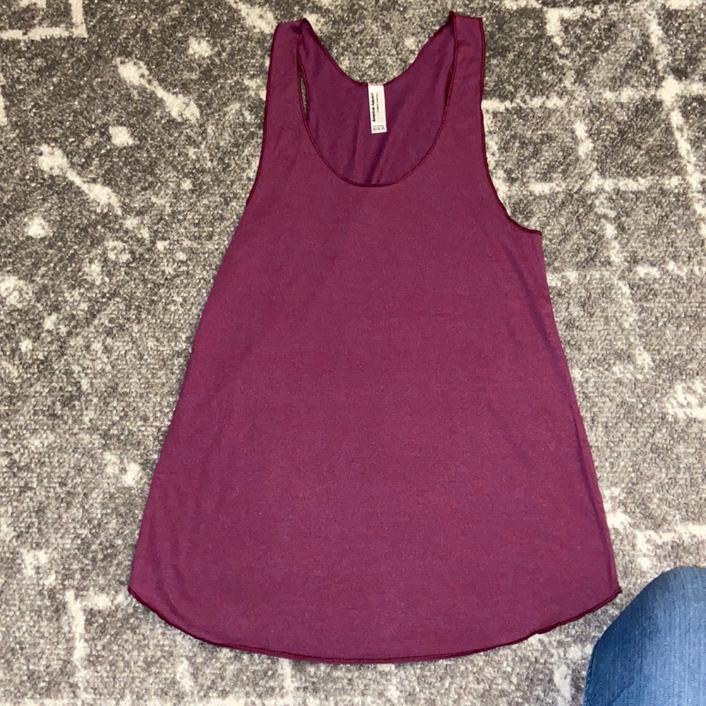 Size M unisex tank top.